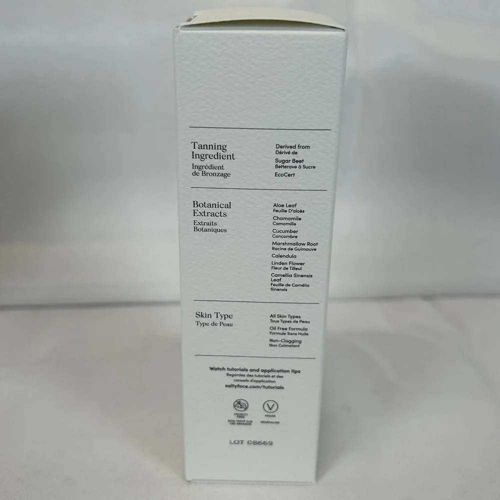 Saltyface Tanning Water for Face Medium to Dark 1.8oz Set of 2 NEW